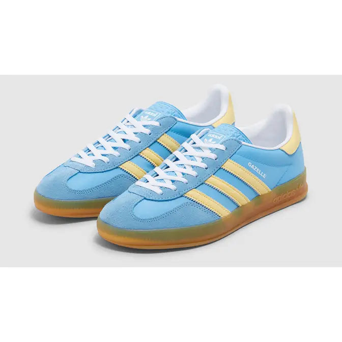 Adidas Gazelle Indoor Semi Blue Burst Almost Yellow (Women's)