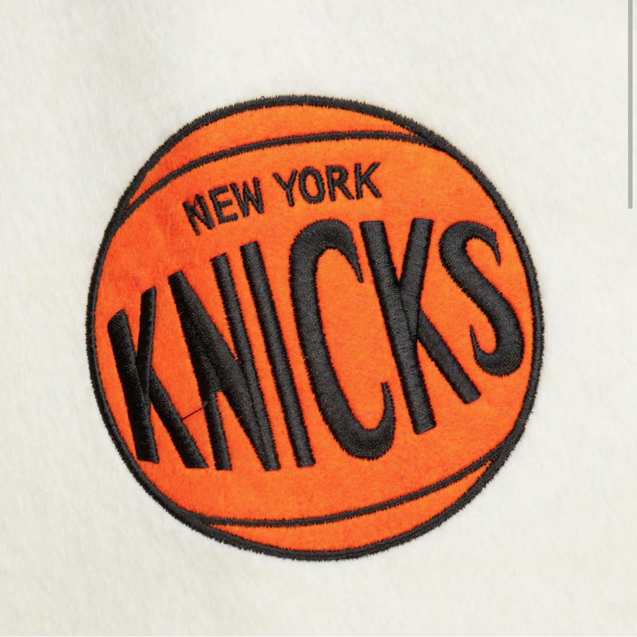 Men's Blue New York Knicks Team History Vintage Logo Full-Snap Varsity Jacket