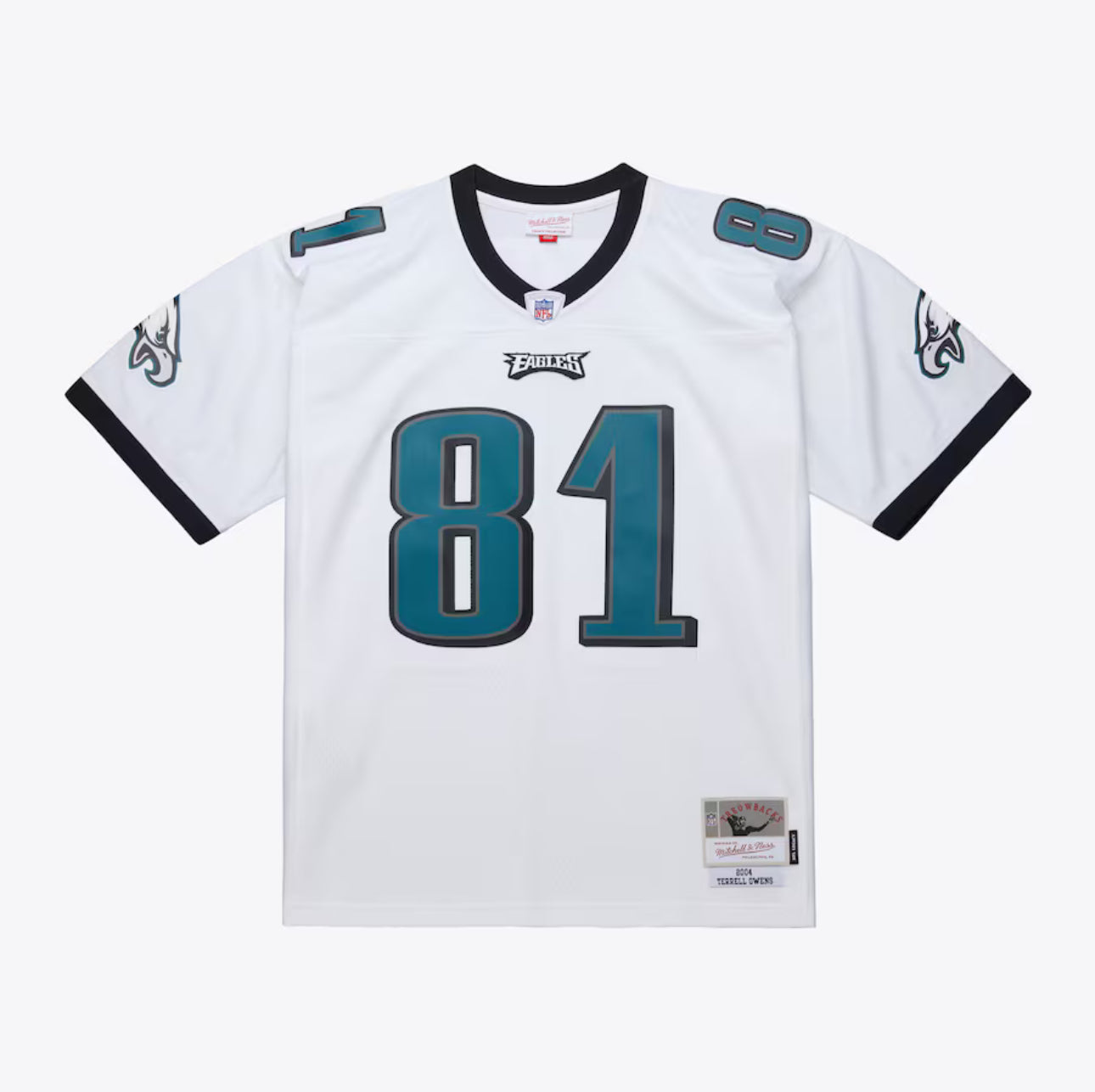 Men's Terrell Owens White Philadelphia Eagles 2004 Legacy Jersey