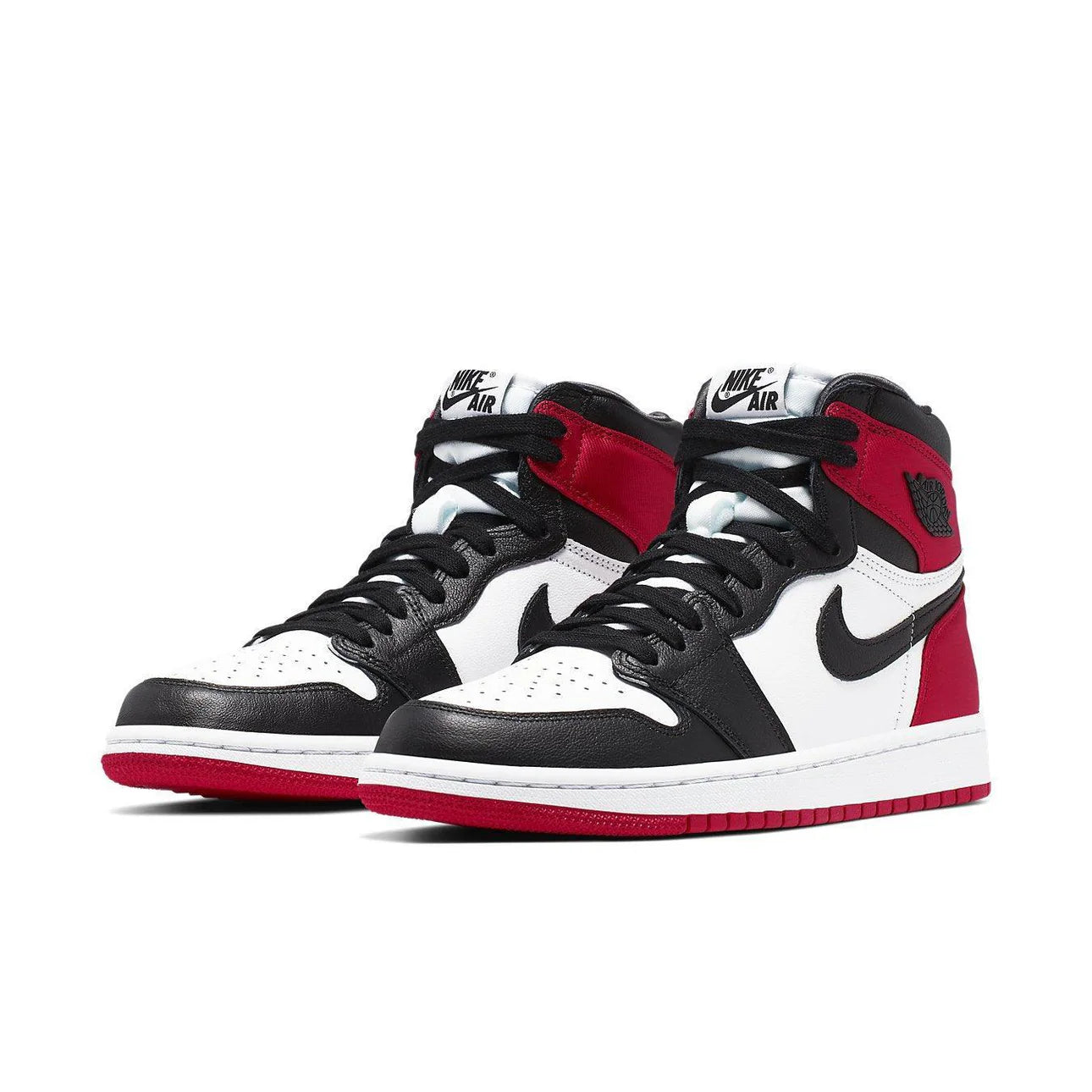 Jordan 1 Retro High Satin Black Toe (W)