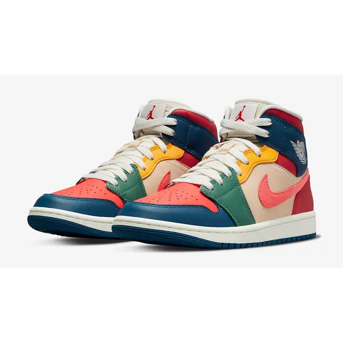 Jordan 1 Mid Seven-Colour
