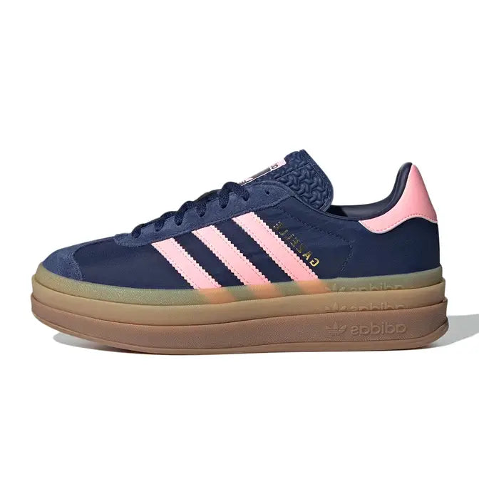 Adidas Gazelle Bold Dark Blue Pink Spark