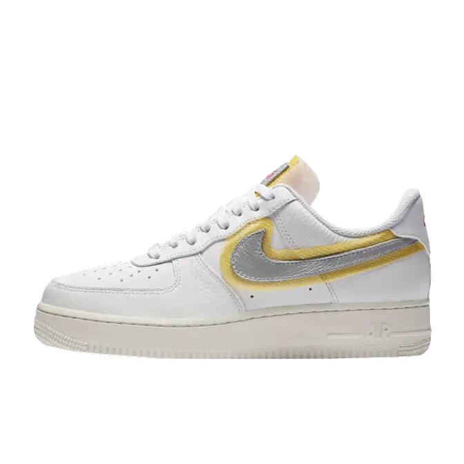 Nike Air Force 1 Low '07 LX White Metallic Silver Gold (Women's)
