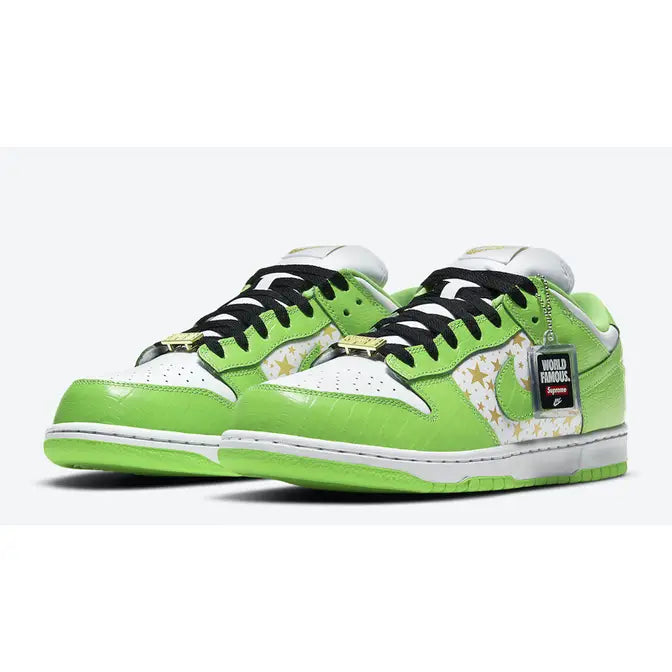 Nike SB Dunk Low Supreme Stars Mean Green (2021)