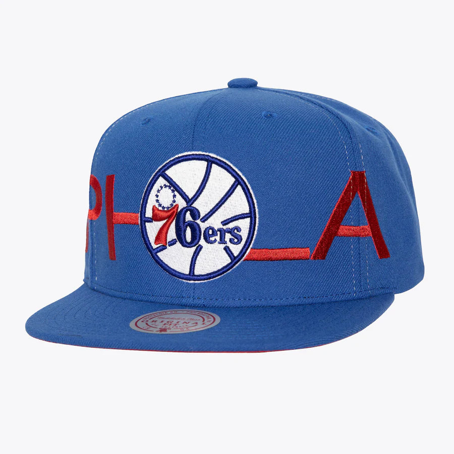 Men's Royal Philadelphia 76ers Day 4 Snapback Hat