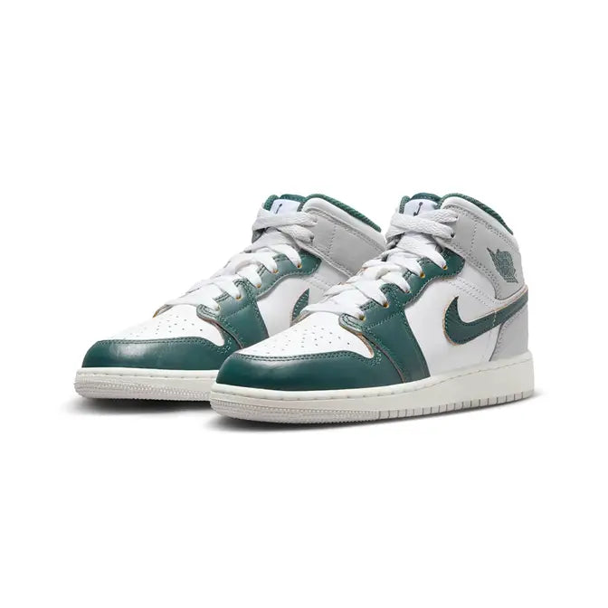 Jordan 1 Mid SE Oxidized Green (GS)