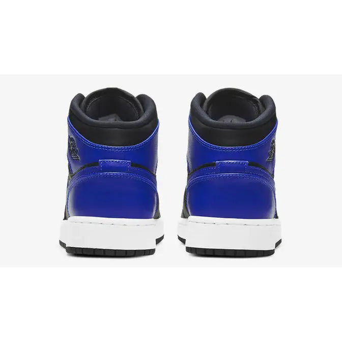Jordan 1 Mid Hyper Royal Tumbled Leather