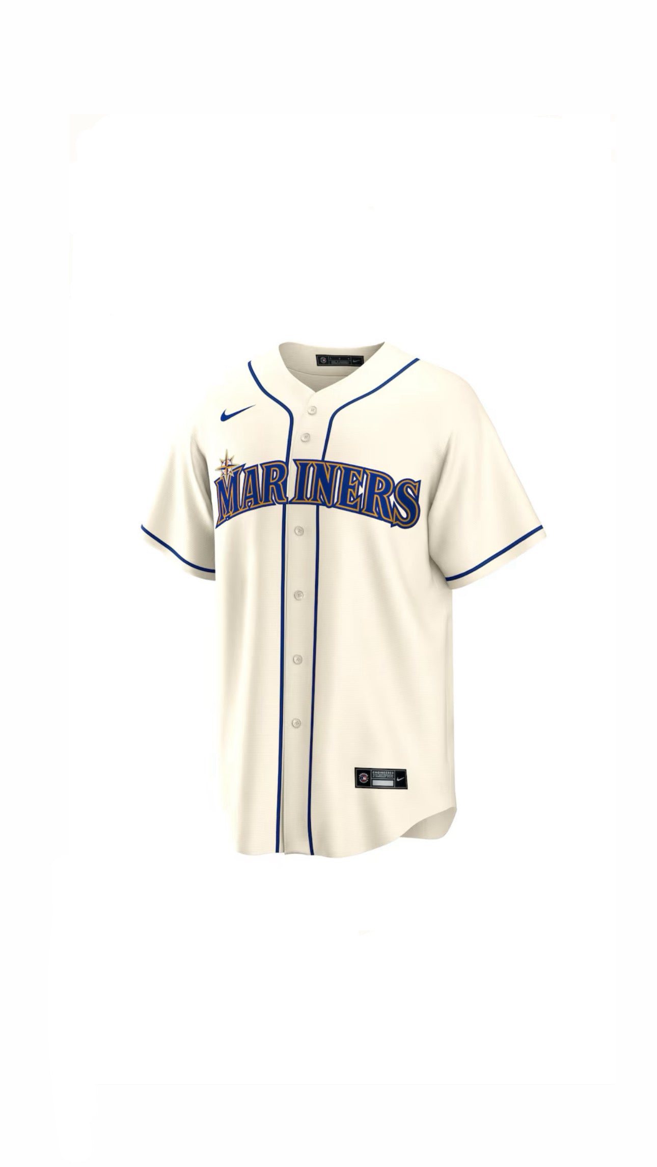 Seattle Mariners Nike Ufficiale Alternate Road Jersey - Uomo