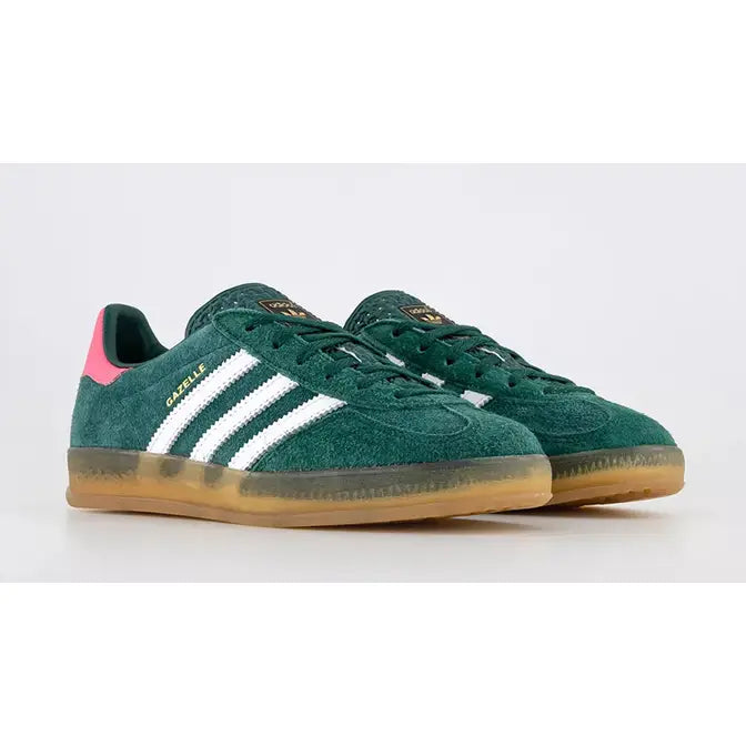 Adidas Gazelle Indoor Collegiate Green Lucid Pink (Women's)