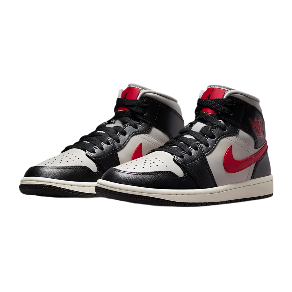 Jordan 1 Mid Black College Grey 