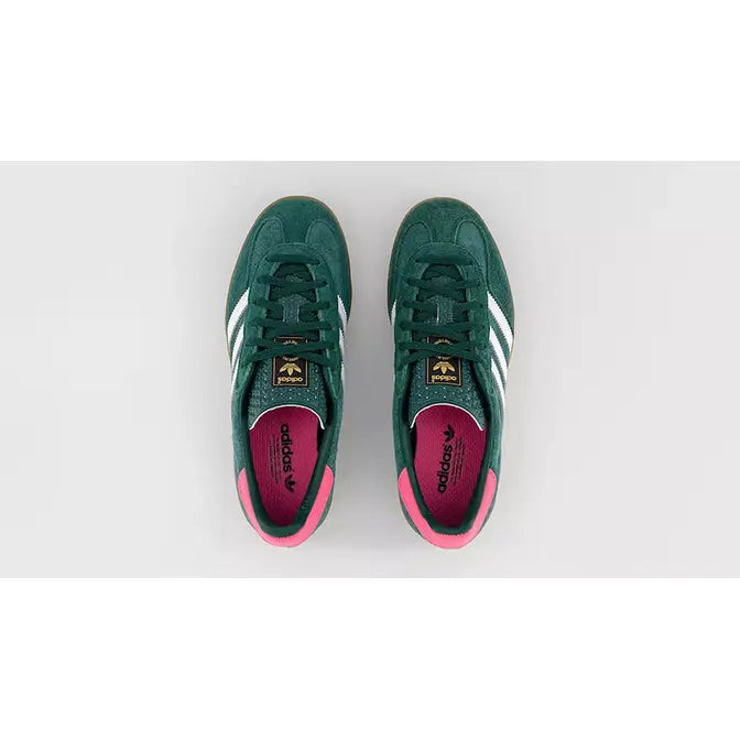 Adidas Gazelle Indoor Collegiate Green Lucid Pink (Women's)