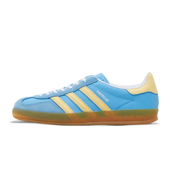 Adidas Gazelle Indoor Semi Blue Burst Almost Yellow (Women's)