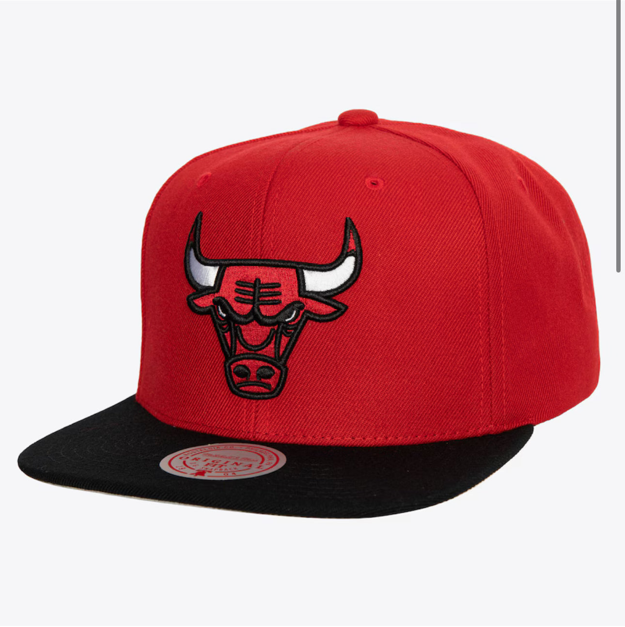 Men's Red/Black Chicago Bulls Team 2-Tone 2.0 Snapback