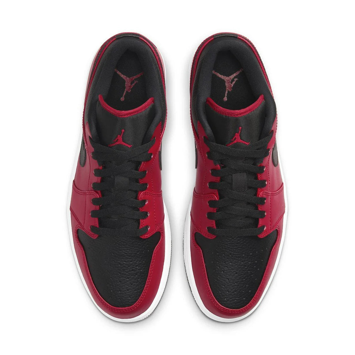 Jordan 1 Low Reverse Bred Pebbled Swoosh