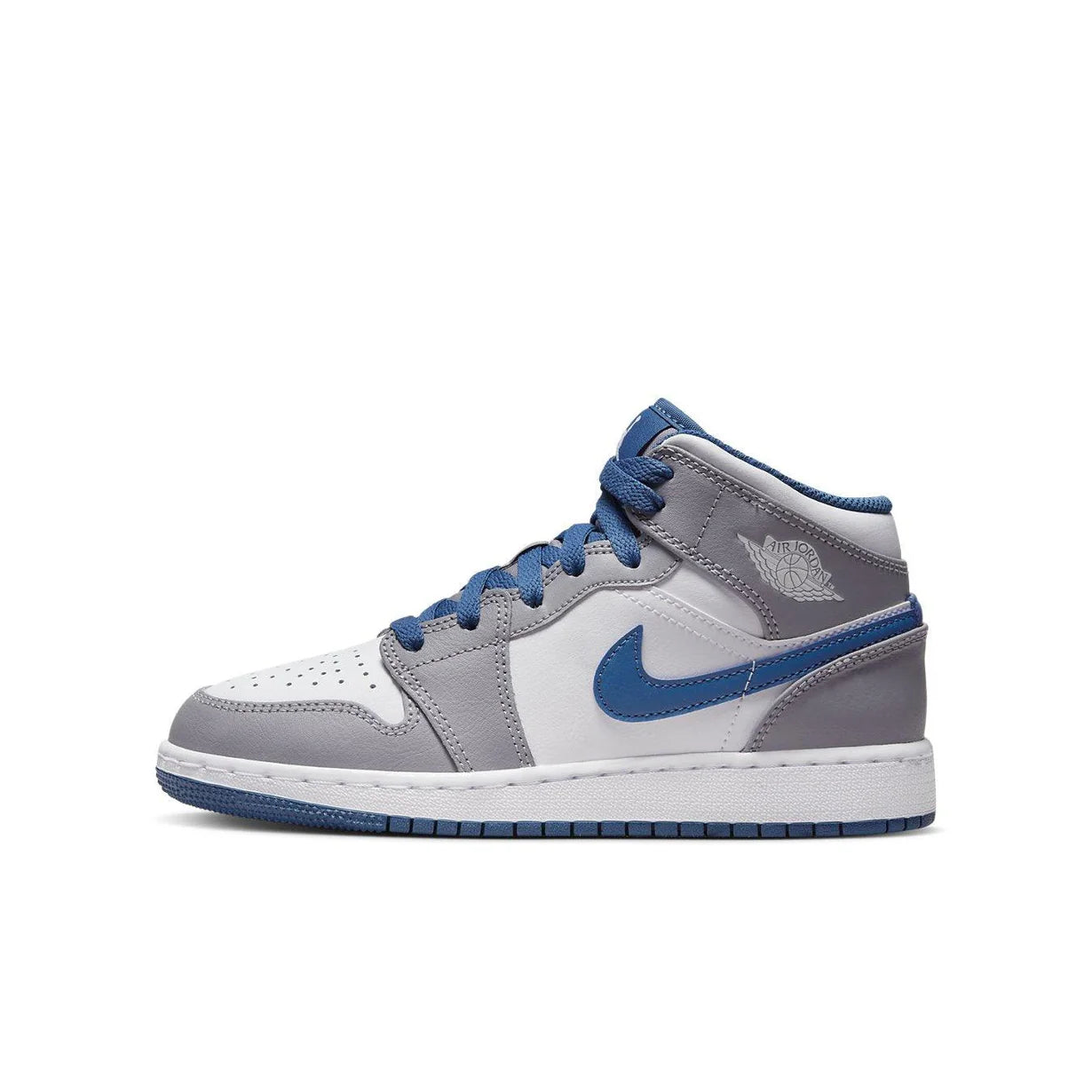 Jordan 1 Mid True Blue Cement (GS) 