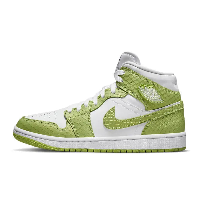 Jordan 1 Mid Green Python 