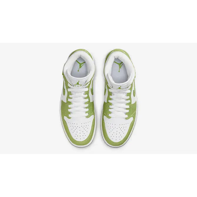 Jordan 1 Mid Green Python 