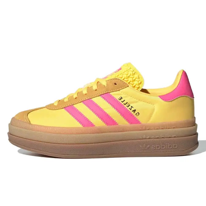 Adidas Gazelle Bold Yellow Pink