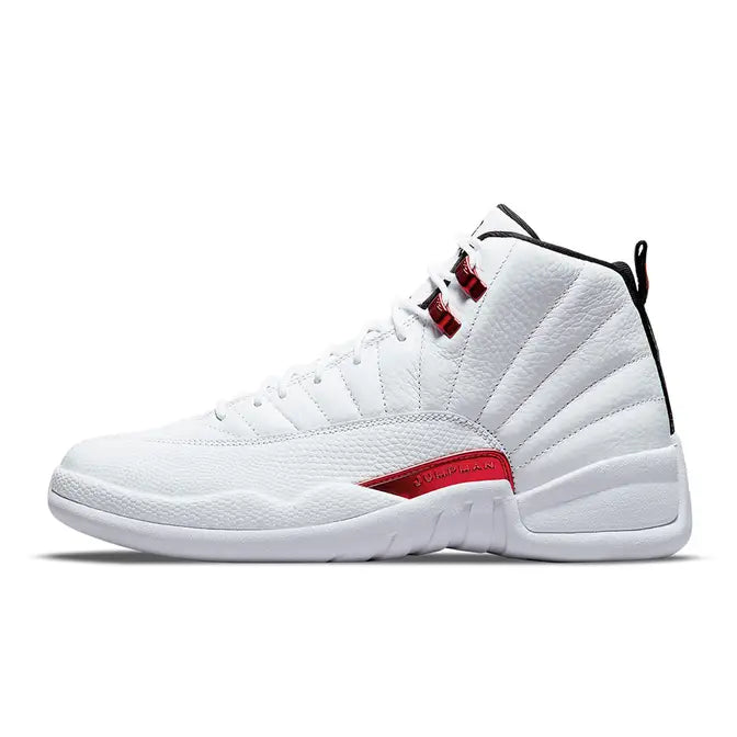 Jordan 12 Twist White University Red
