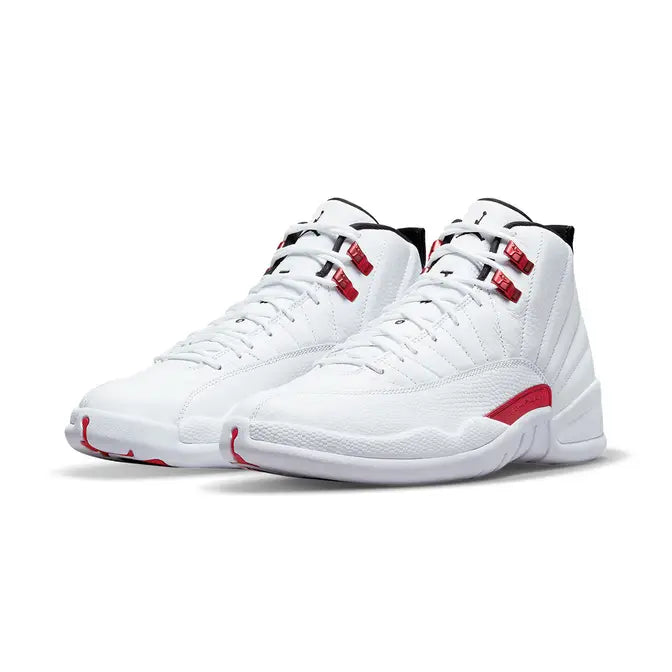 Jordan 12 Twist White University Red