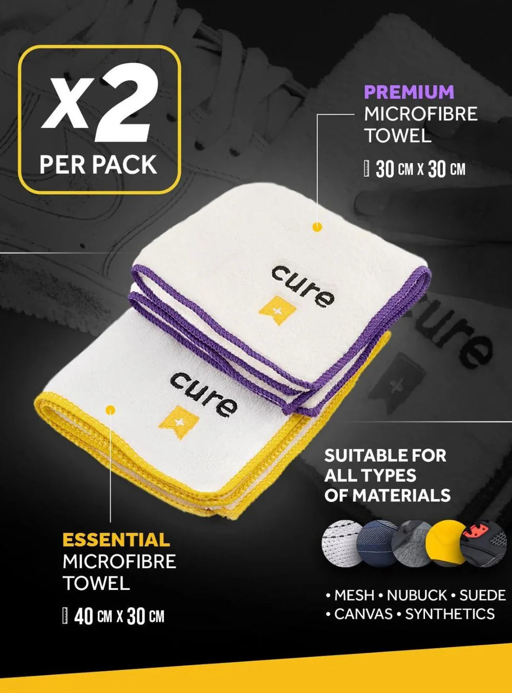 Crep Protect Towel 2 Pack