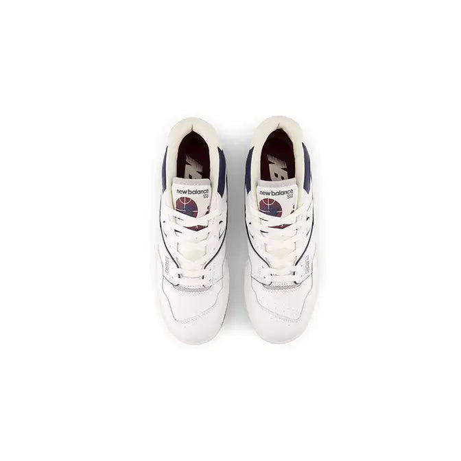 New Balance 550 in Indigo White and Burgundy